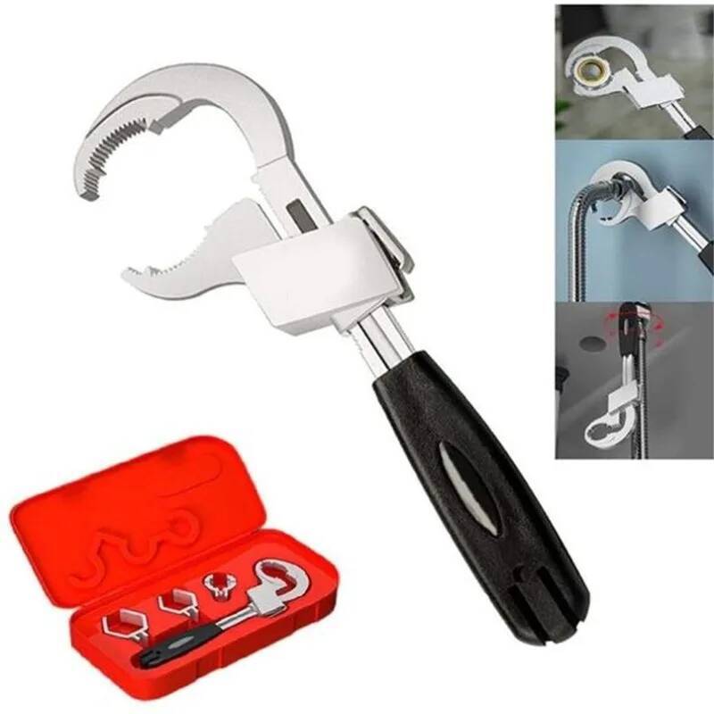 Home Bathroom Plumbing - Universal Adjustable Wrench Multipurpose Sink Spanner