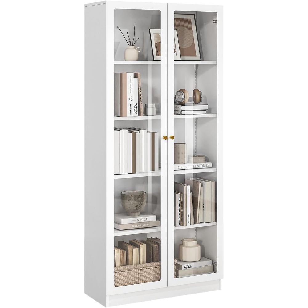 Home & Bathroom Building Products Pte Ltd Photos - 70.87 Tall Metal Bookshelf, 5-Tier Display
