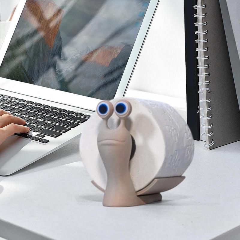 Home Bathroom Towel Dispenser - Snail Toilet Paper Holder Counter Paper