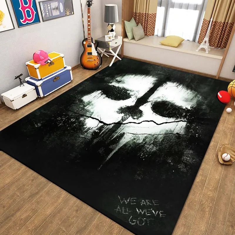 Home Bathroom Called - Carpet Gamer Room Rug for Living