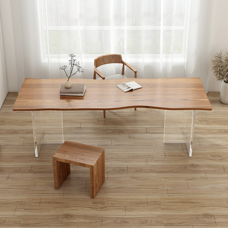Home & Bathroom Building Products Pte Ltd Photos - Nordic Luxury Acrylic Solid Wood Desk