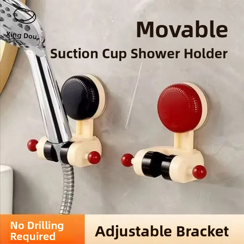 Home Bathroom Cleaning - Bathroom Shower Head Holder Suction Cup