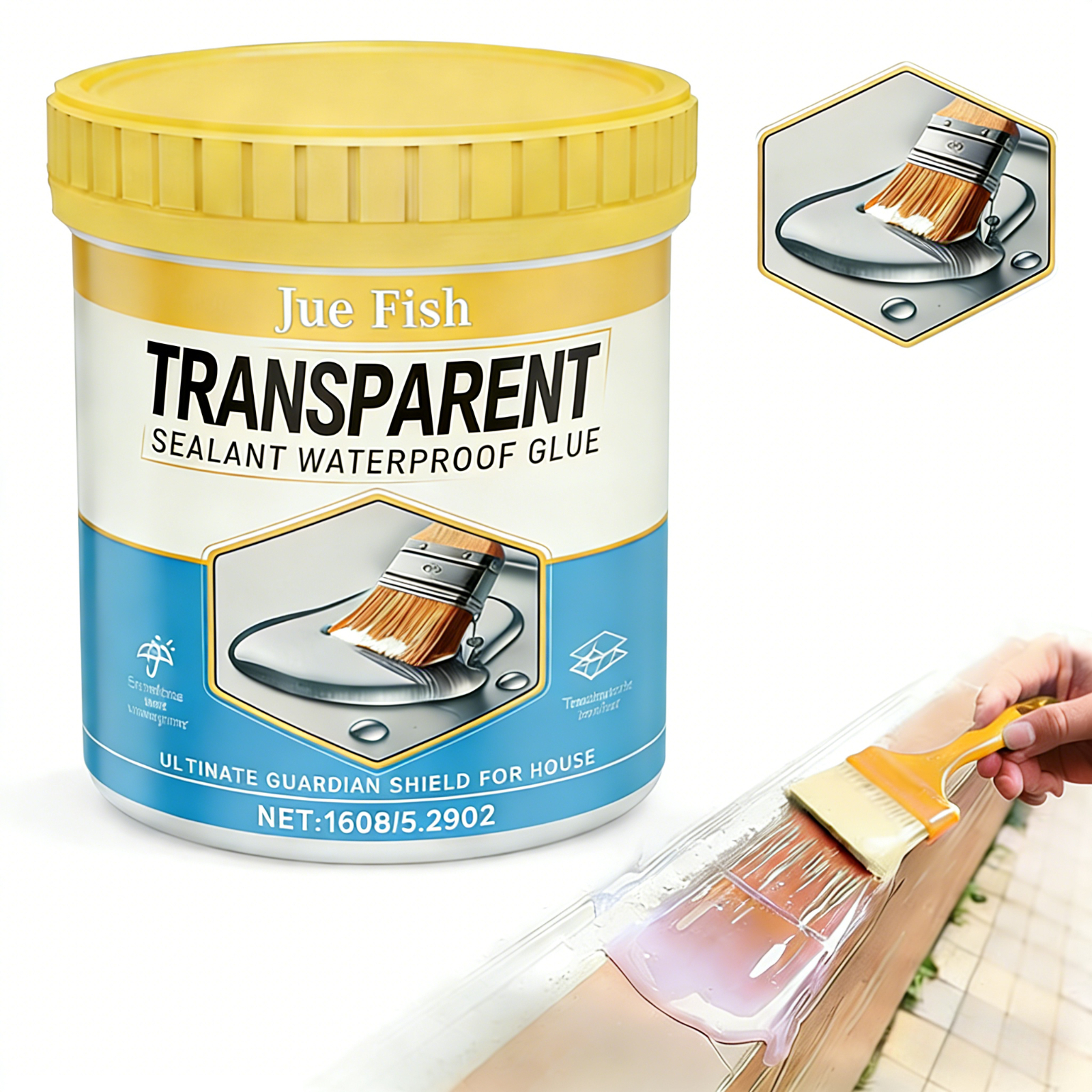 Home Bathroom Plumbing - Waterproof Sealant Transparent Leak Proof Coating