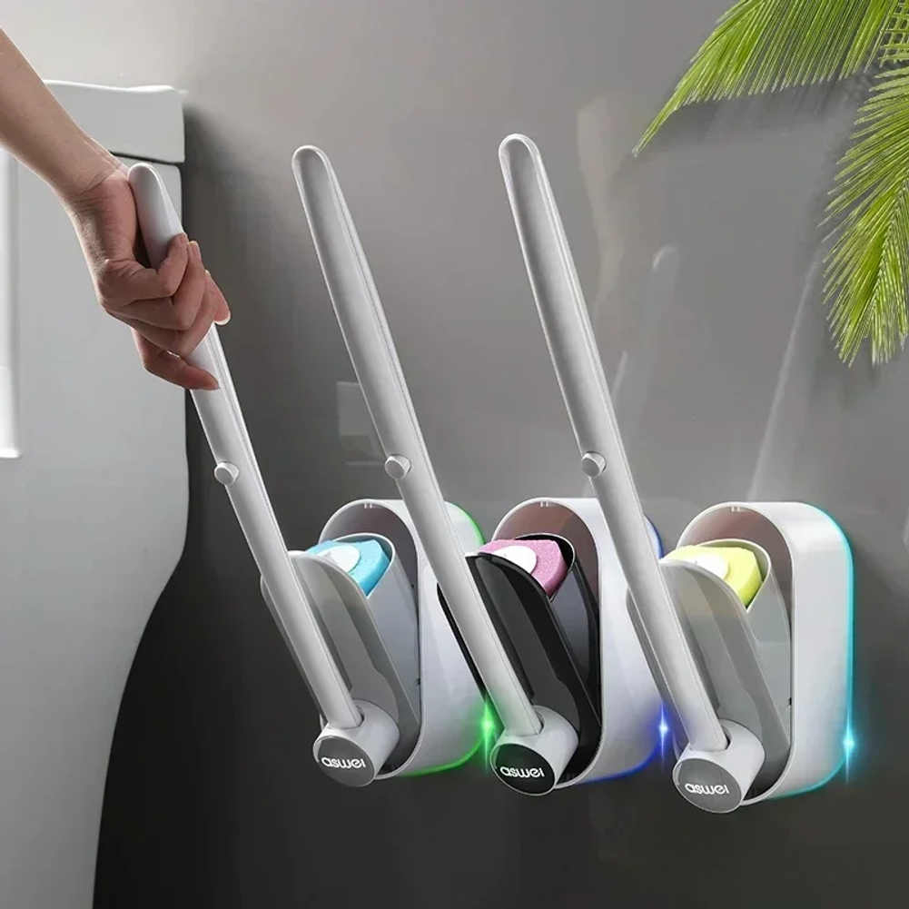 Home Bathroom Cleaning - Wall Disposable Toilet Brush For WC