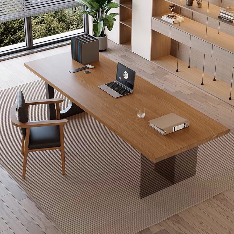 Home & Bathroom Building Products Pte Ltd Photos - Italian Acrylic Floating Wooden Office Desk