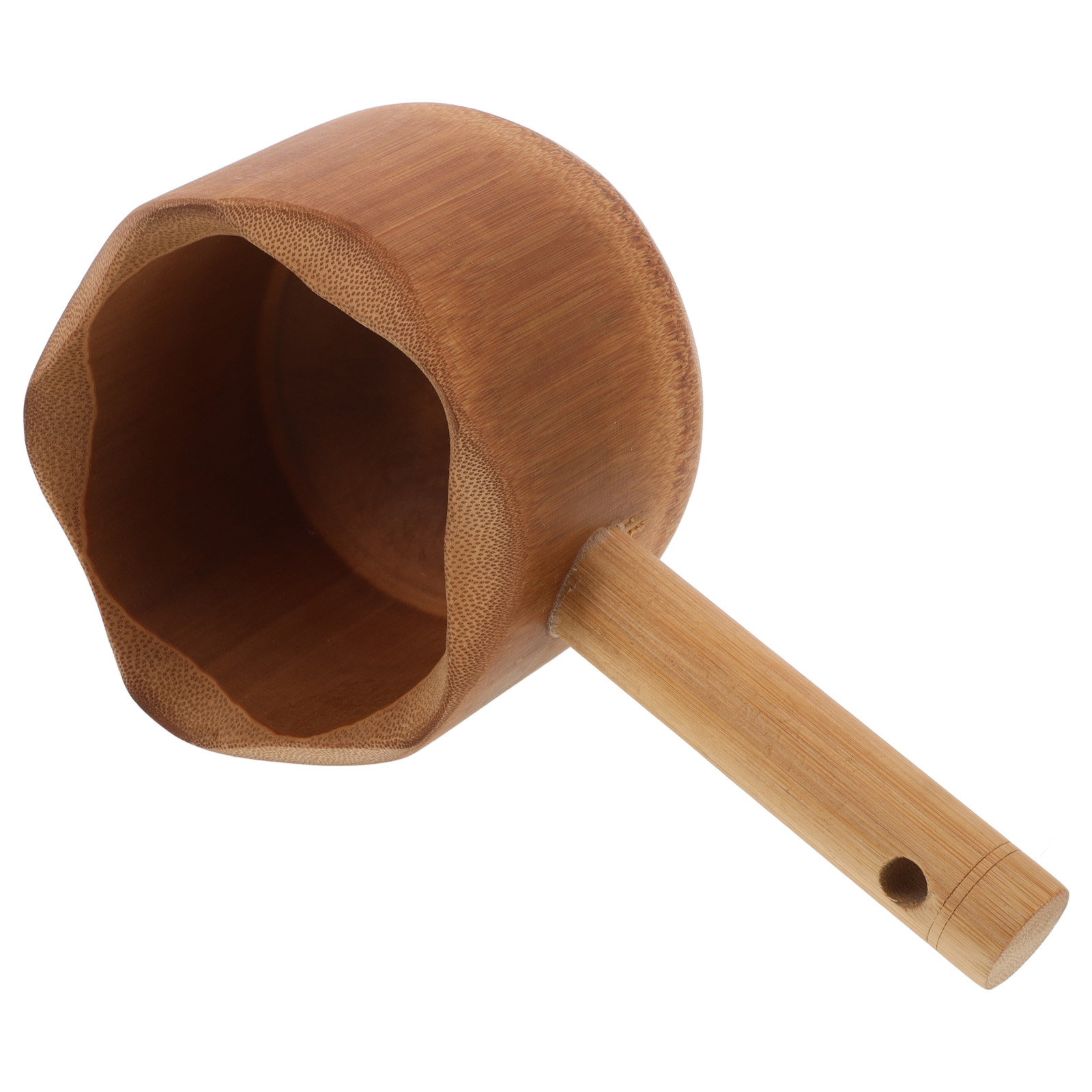 Home Bathroom With Sauna - Bamboo Water Ladle Long Handle Ergonomic