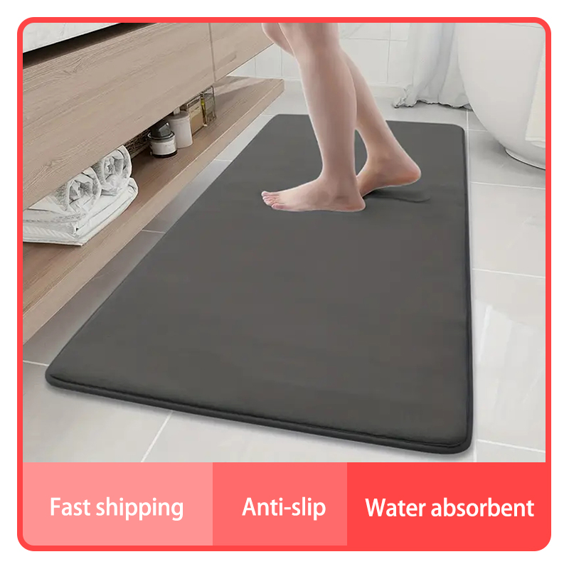 Zara Home Bathroom - large-sized bathroom anti-skid floor mat anti-skid