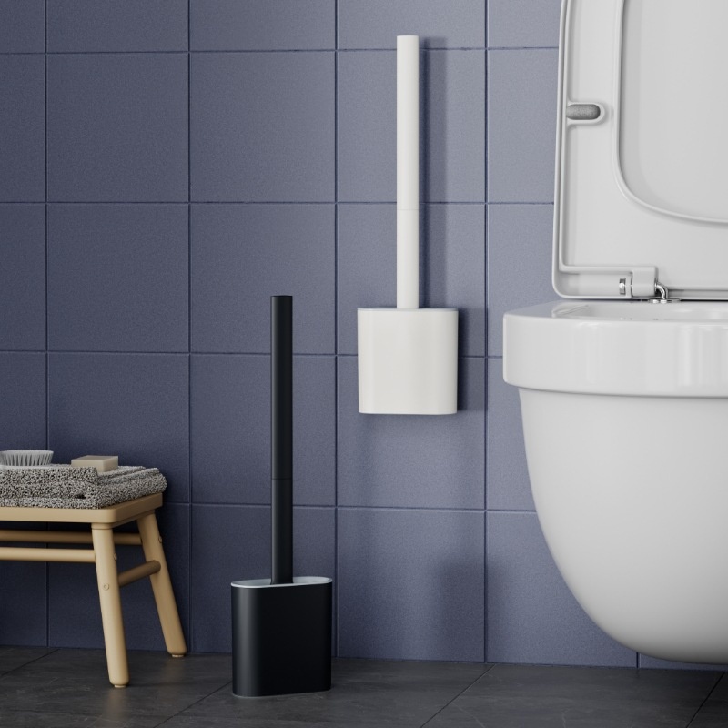 Home Bathroom Cleaning - 1PC Wall Mounted Toilet Brush Set