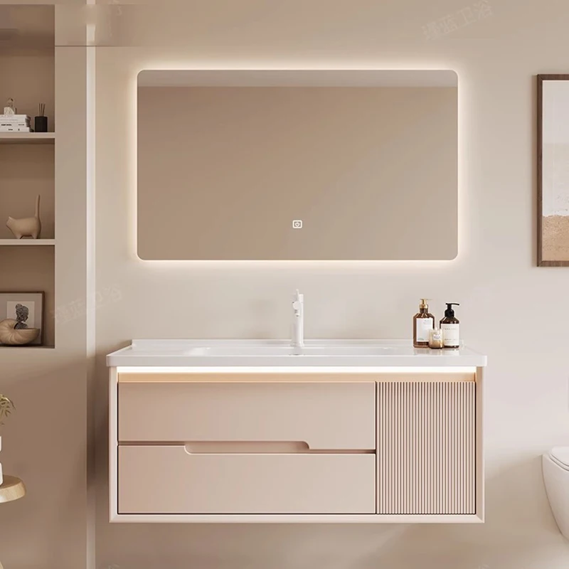 Home Bathroom Partition - Display Luxury Bathroom Cabinet Skincare Decorations