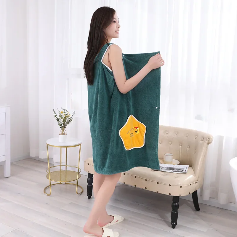 Wearable Microfiber Bathrobe W - Home Bathroom With Sauna avaliação e preço