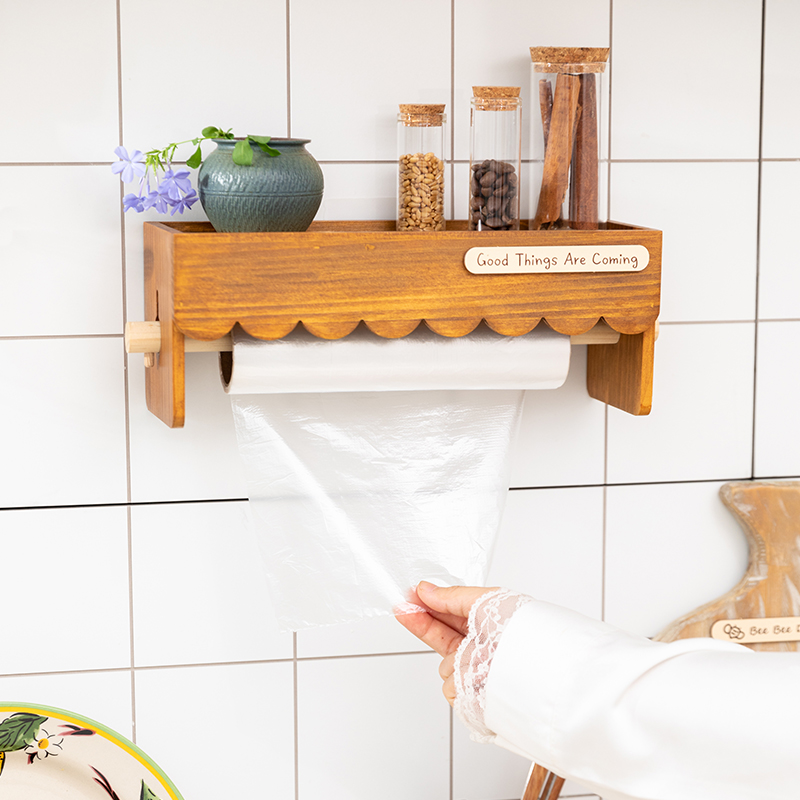 Wood Wall Mounted Paper Towel  - Home Bathroom Towel Dispenser avaliação e preço