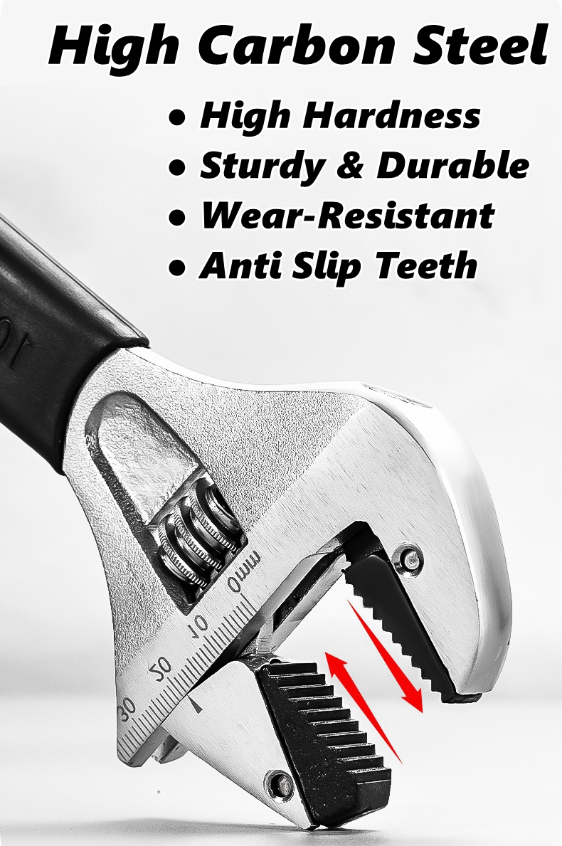 Adjustable Ratchet Wrench Non- - Home Bathroom Plumbing avaliação e preço