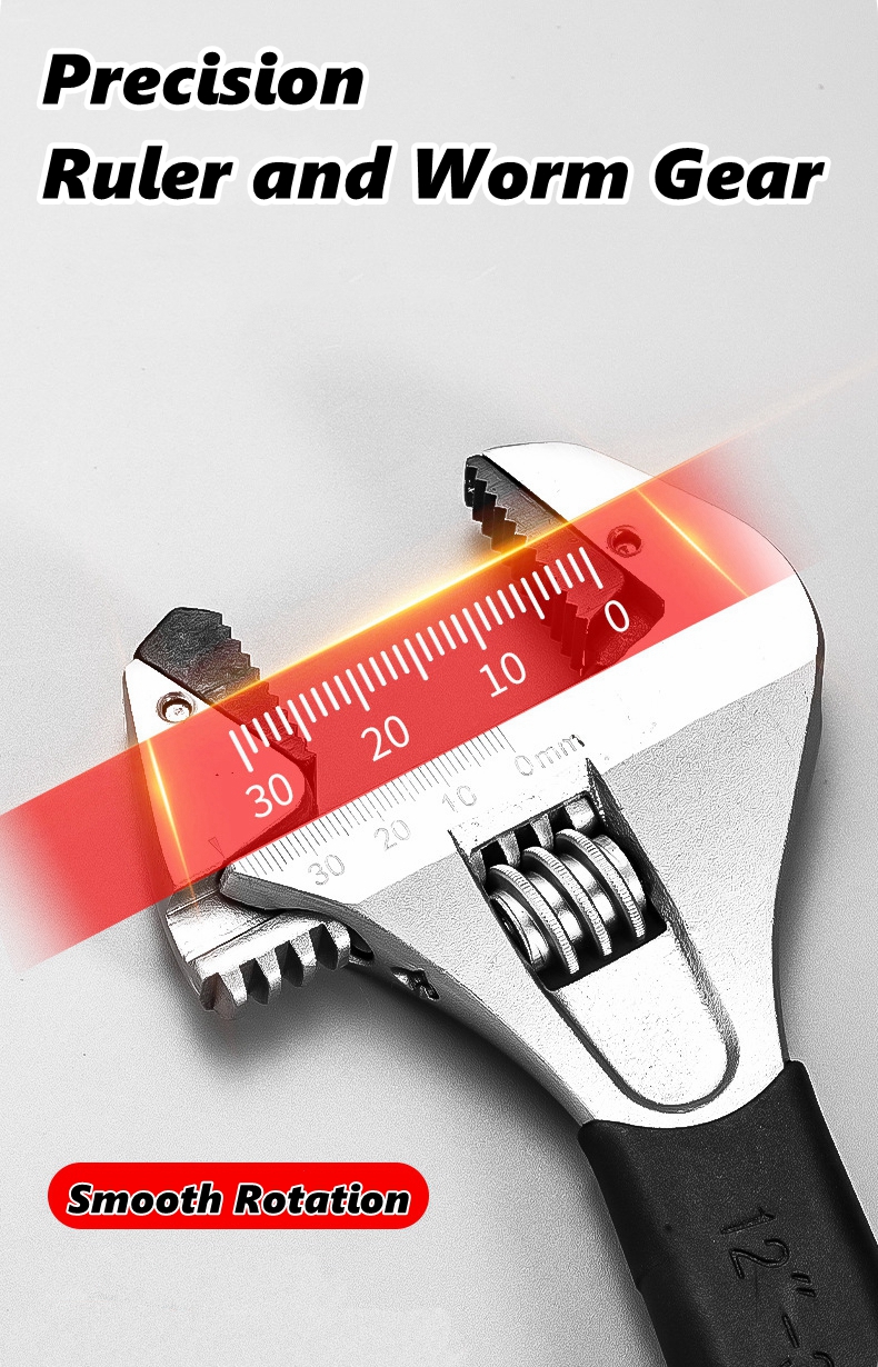 Adjustable Ratchet Wrench Non- - Home Bathroom Plumbing avaliação e preço