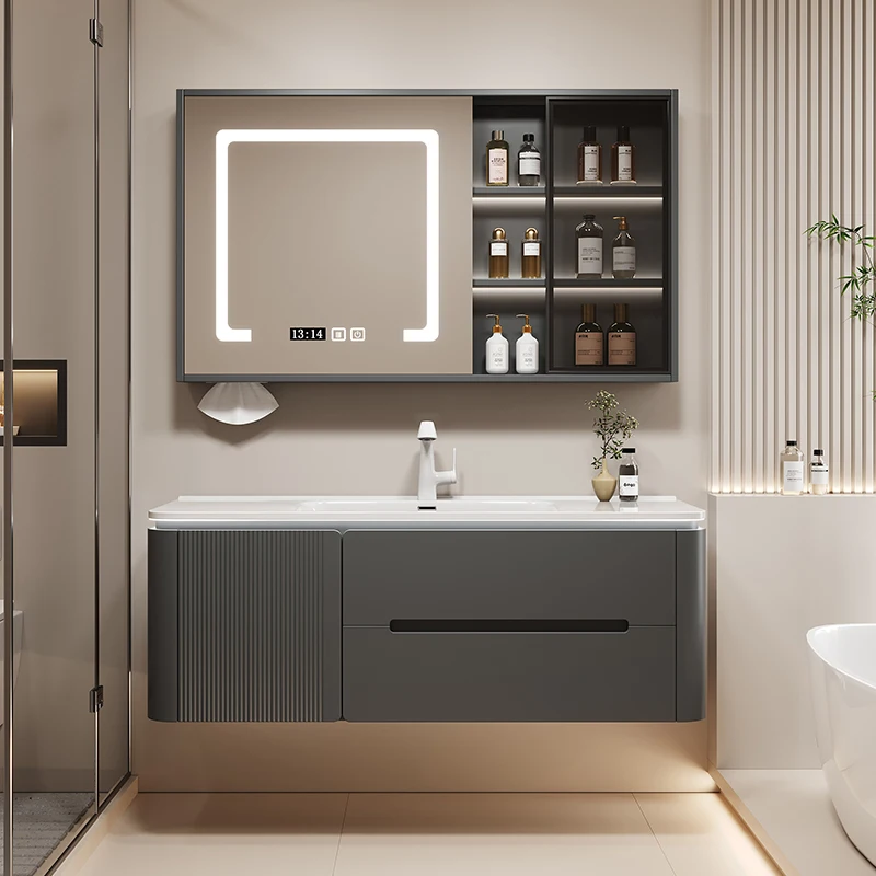 Cabinet Bathroom Shelves Vanit - Mobile Home Bathroom Kits avaliação e preço
