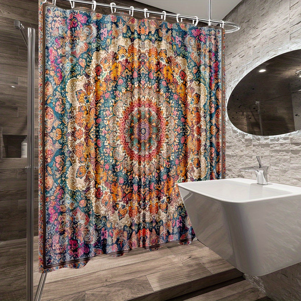 Shower Curtain Multi Sizes 2D  - Home Bathroom Partition avaliação e preço
