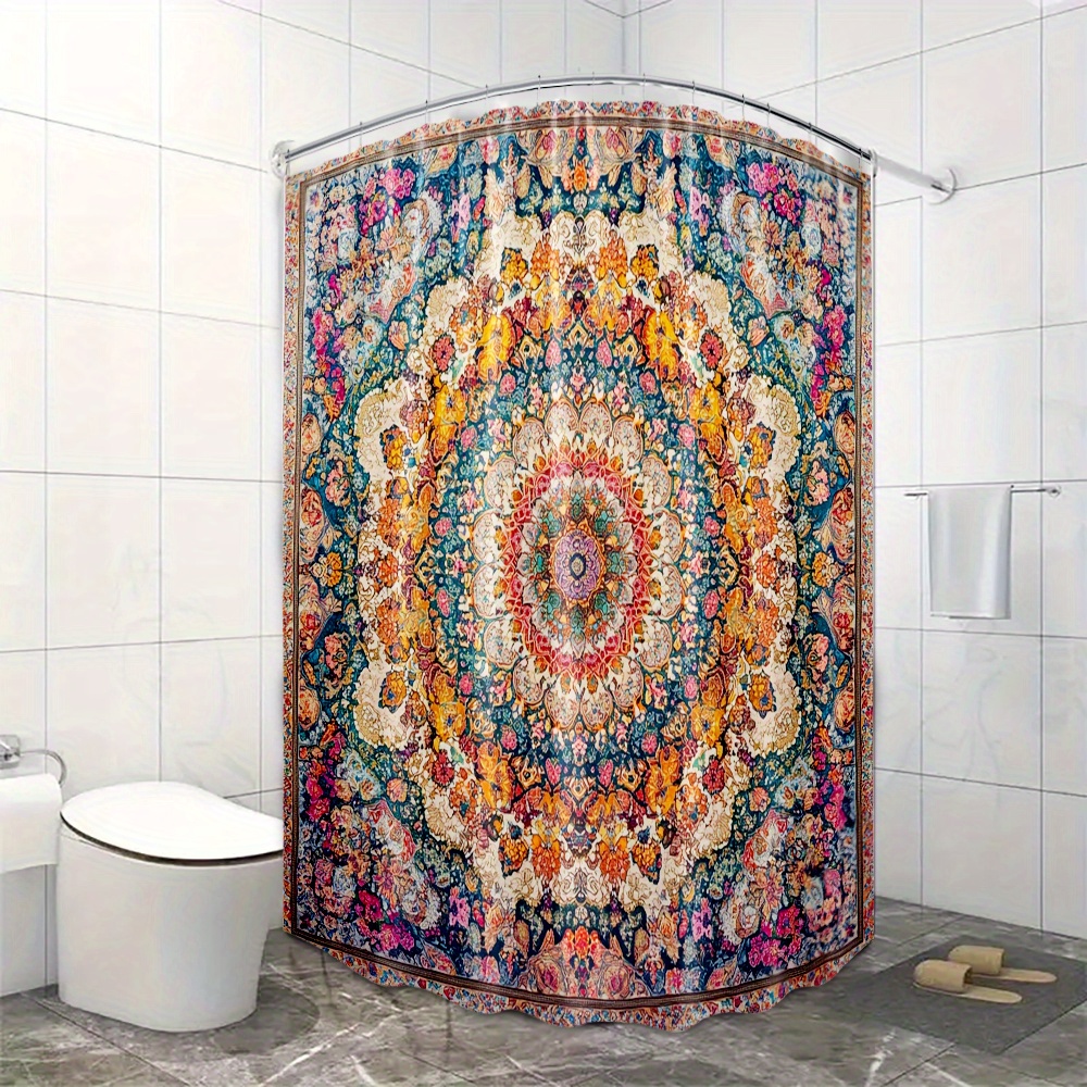 Shower Curtain Multi Sizes 2D  - Home Bathroom Partition avaliação e preço