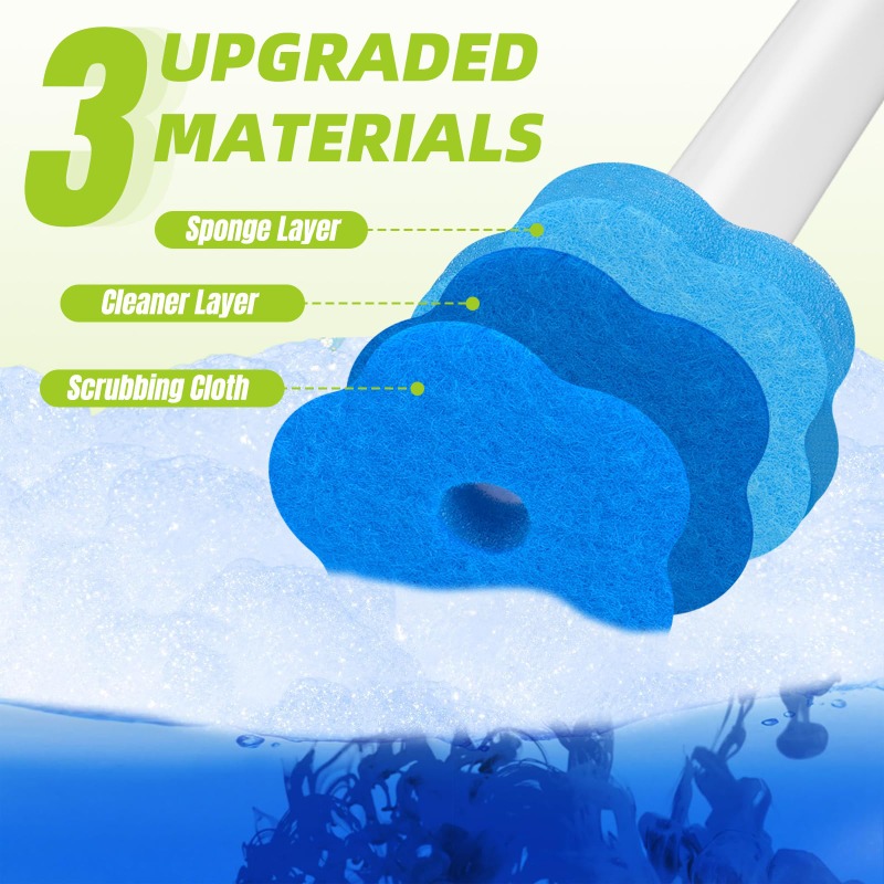 Toilet Brush With Disposable R - Home Bathroom Cleaning avaliação e preço