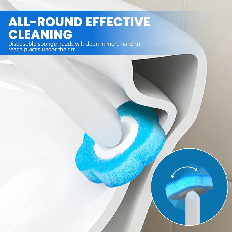 Toilet Brush With Disposable R - Home Bathroom Cleaning avaliação e preço