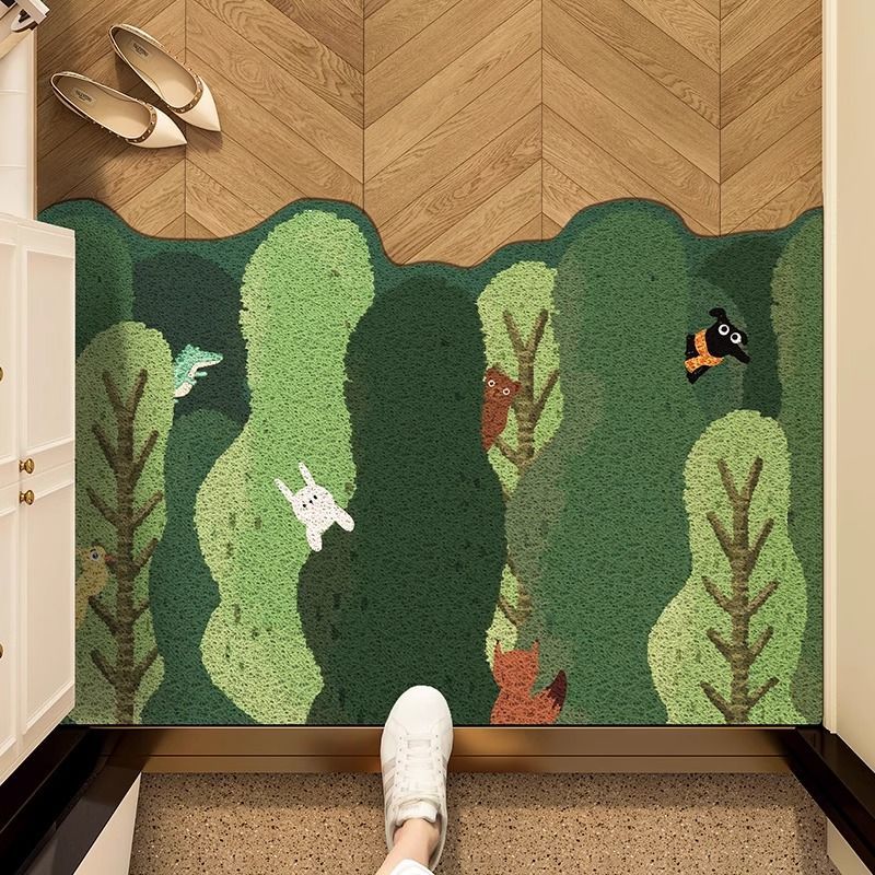 VIKAMA Entrance Silk Circle An - Zara Home Bathroom Rug avaliação e preço