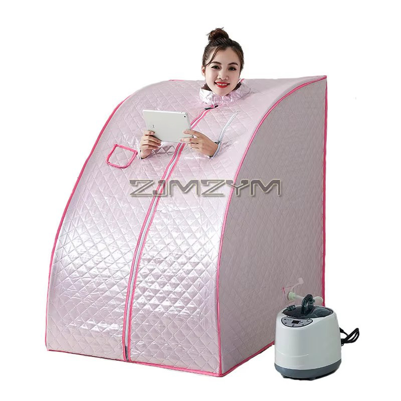 Portable Steam Bath Spa Slimmi - Home Bathroom With Sauna avaliação e preço