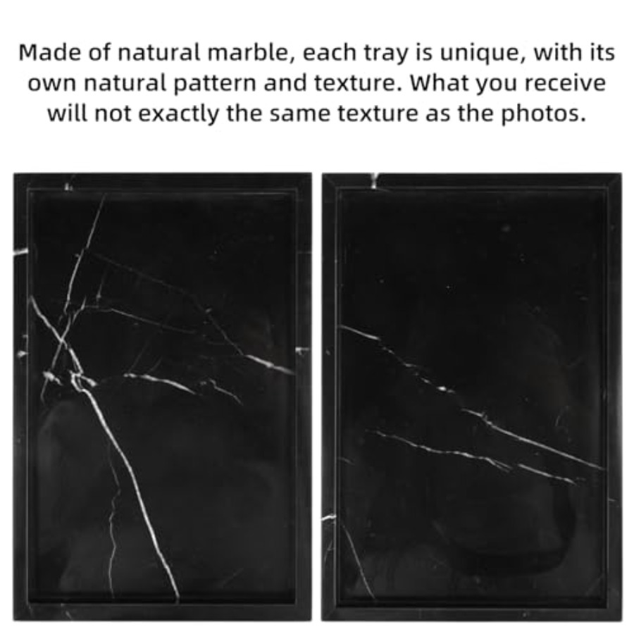 Marble Bathroom Vanity Tray, N - Home Kitchen & Bathroom avaliação e preço