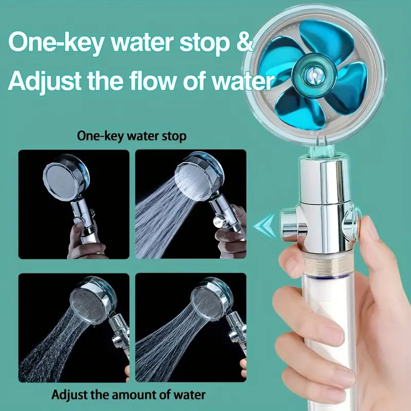 360° Handheld Rotating Turbine - Home Bathroom Fan avaliação e preço