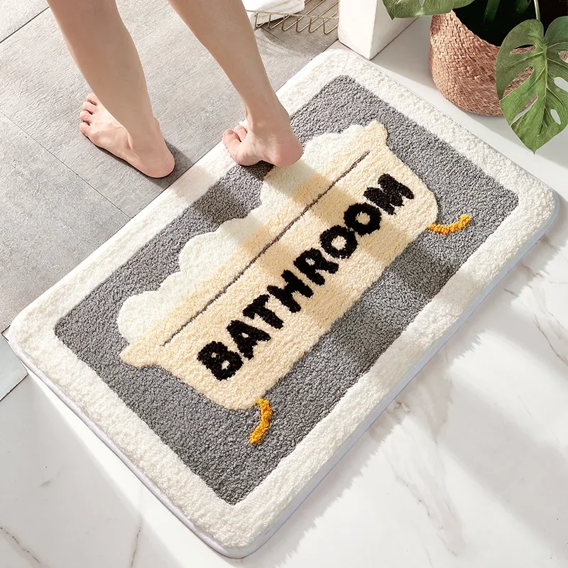 Bath Mat Non Slip Soft Faux Wo - Zara Home Bathroom avaliação e preço