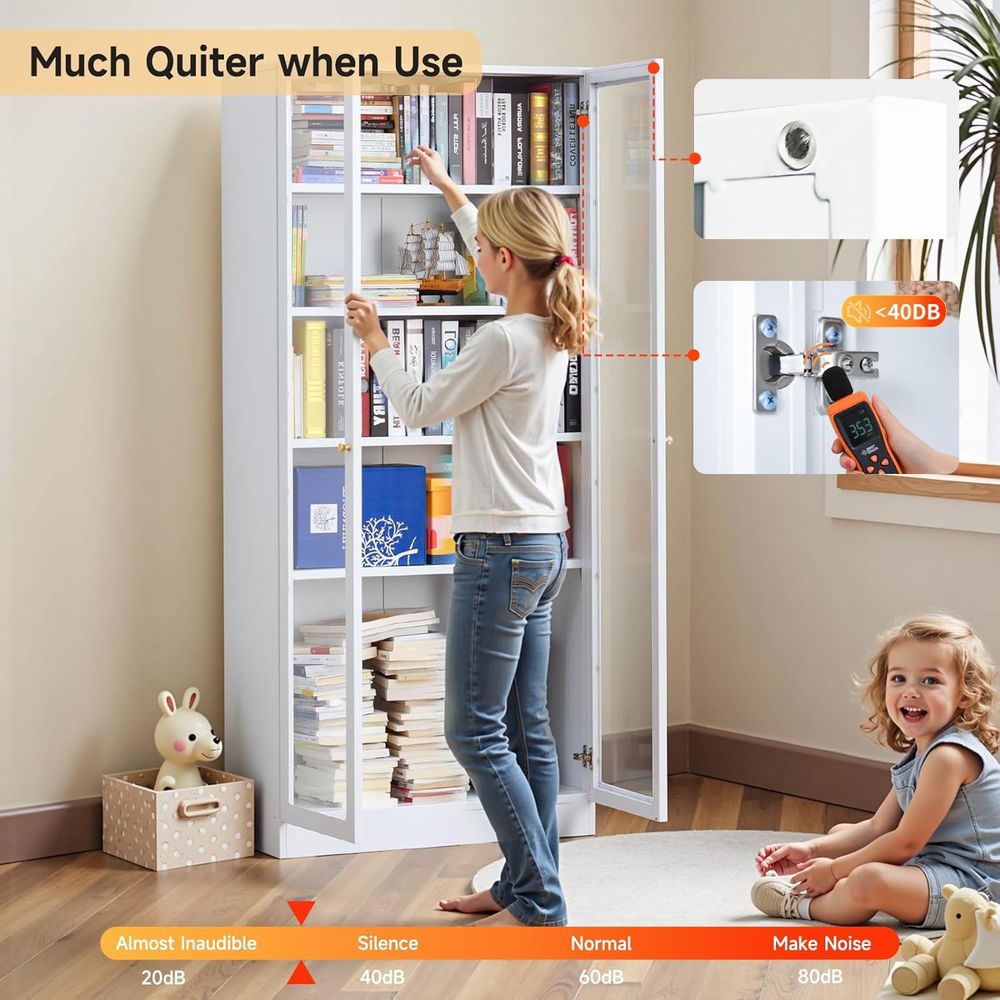 70.87 Tall Metal Bookshelf, 5- - Home & Bathroom Building Products Pte Ltd Photos avaliação e preço