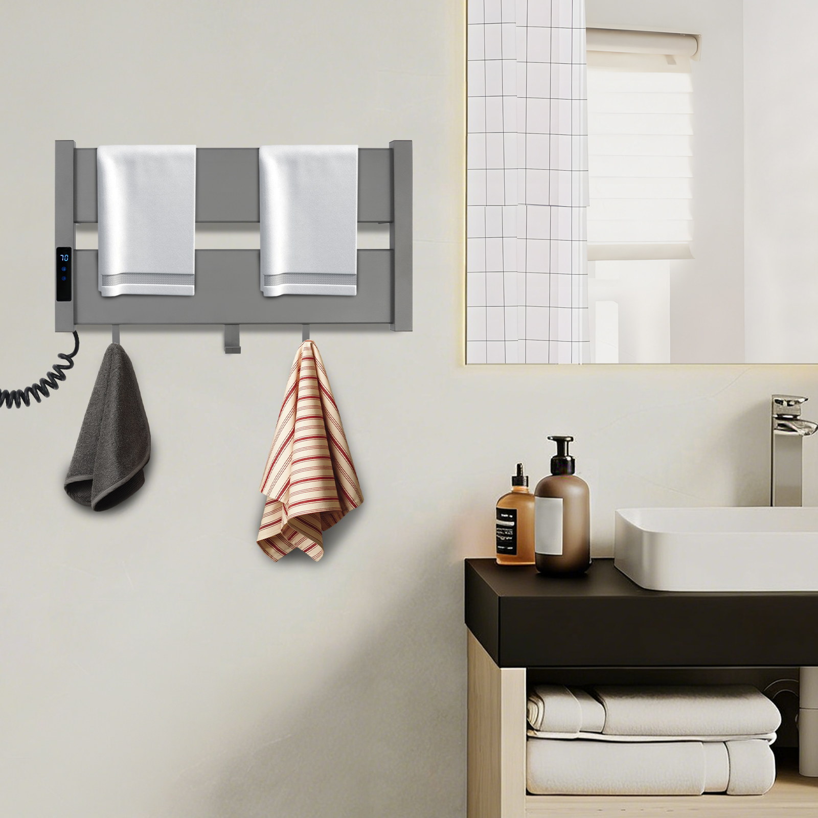 Electric Heated Towel Warmer R - Towel Warmer Electric avaliação e preço