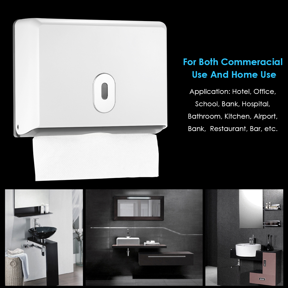 ABS Material Rectangular Wall- - Home Bathroom Towel Dispenser avaliação e preço