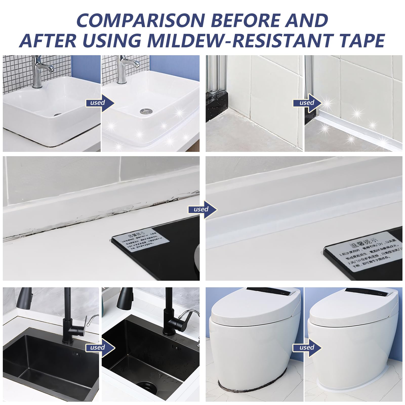 3.2m Waterproof Sealing Tape F - Home Bathroom Plumbing avaliação e preço
