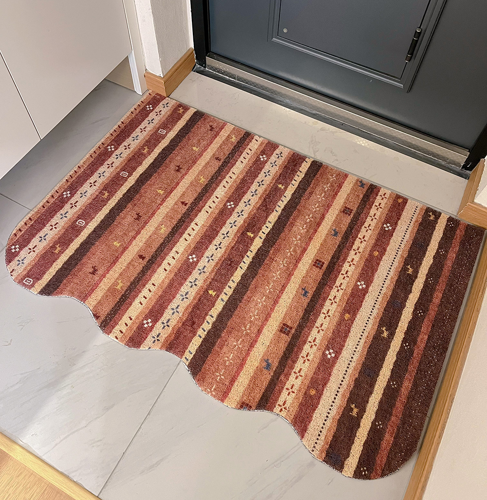 Boho Striped Door Mat, Entranc - Japan Bathroom.Home avaliação e preço