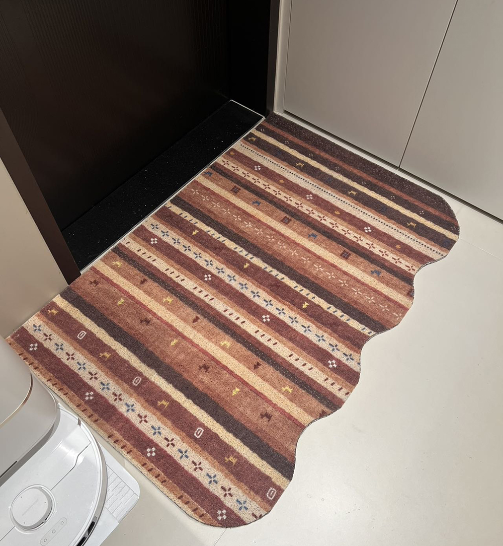 Boho Striped Door Mat, Entranc - Japan Bathroom.Home avaliação e preço