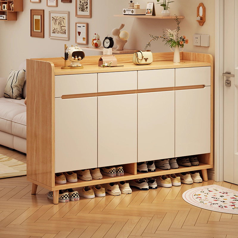 HYS solid wood shoe cabinet, e - Home & Bathroom Building Products Pte Ltd Photos avaliação e preço