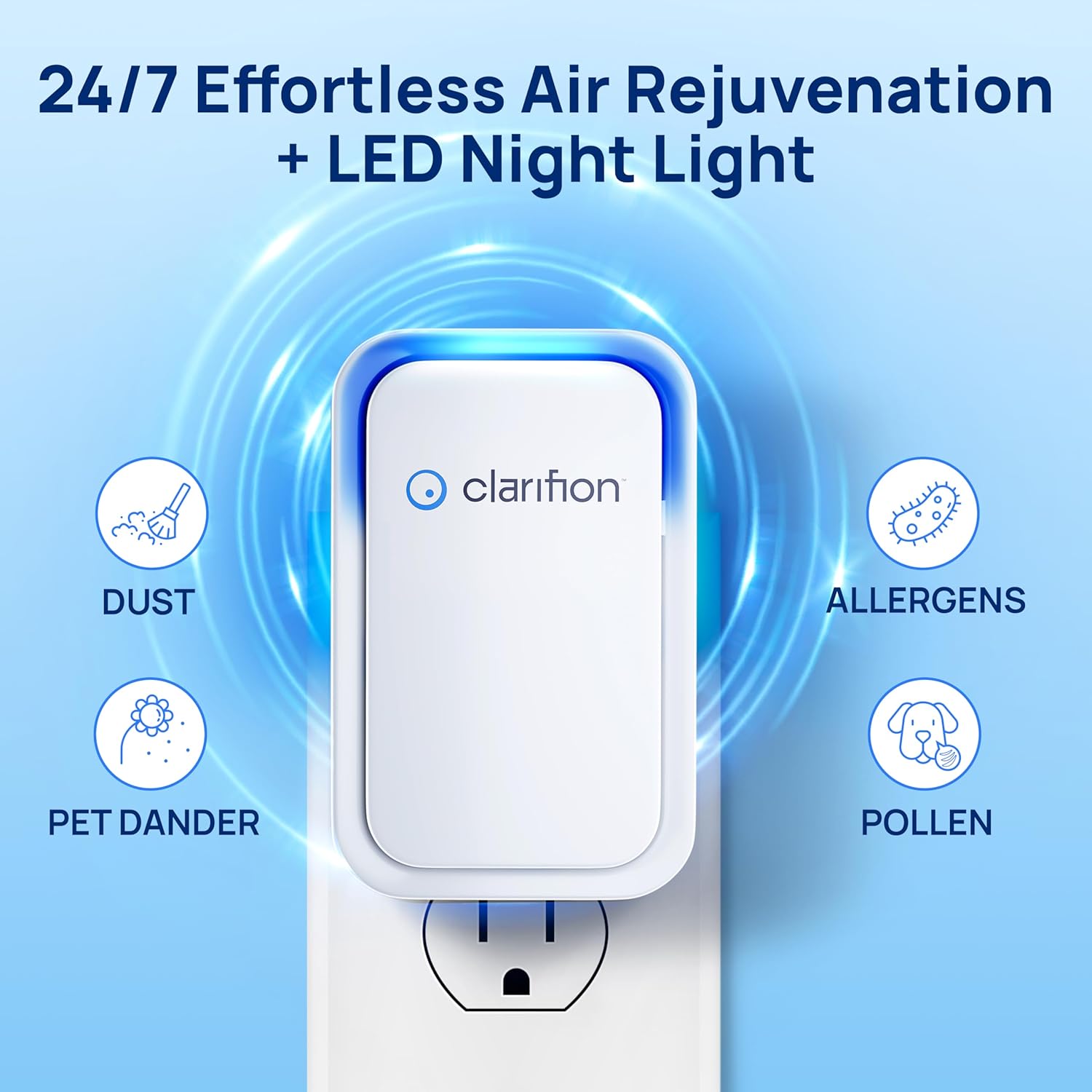 Negative Ion Air Purifier for  - Home Kitchen & Bathroom avaliação e preço