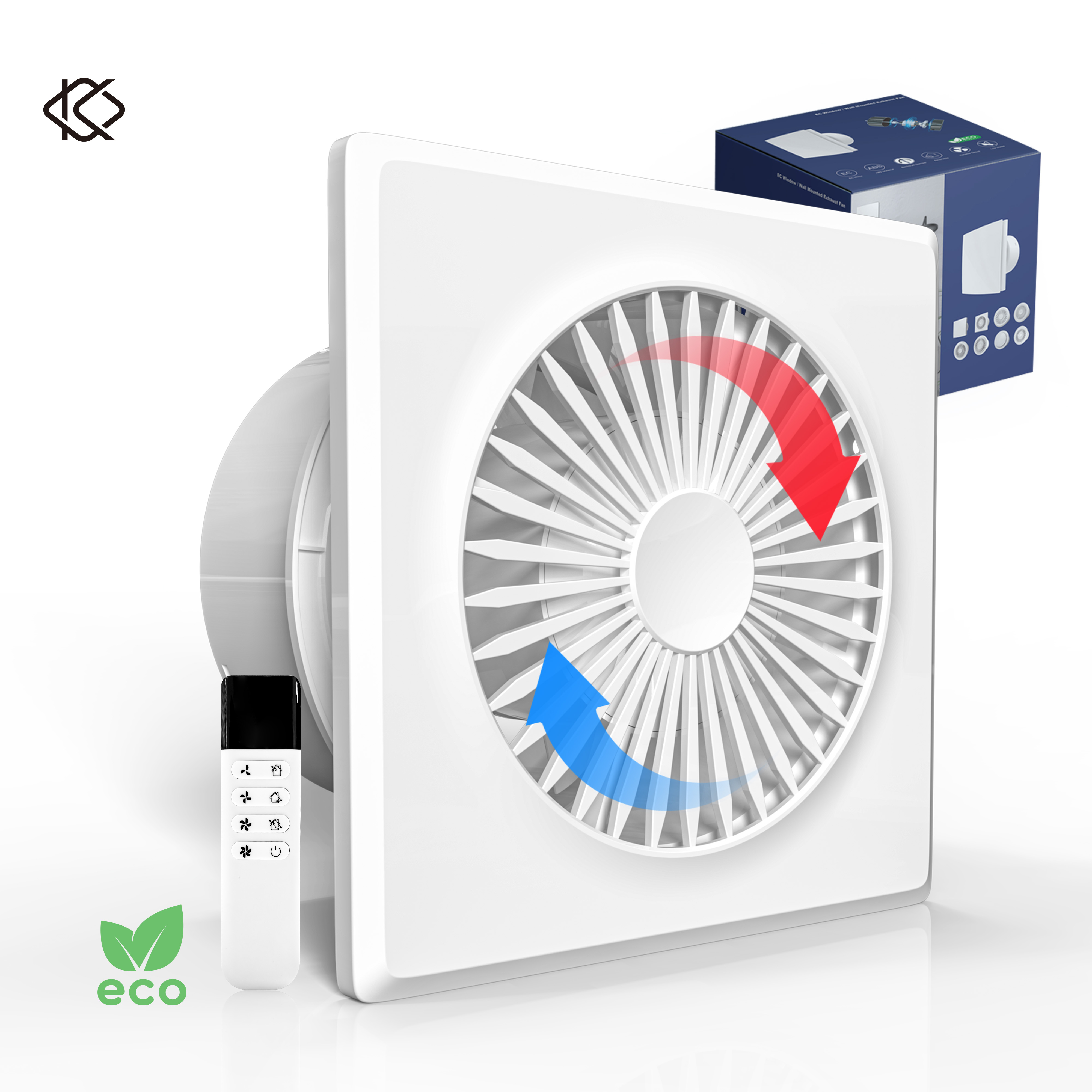 KCvents Reversible Ventilator  - Home Bathroom Fan avaliação e preço