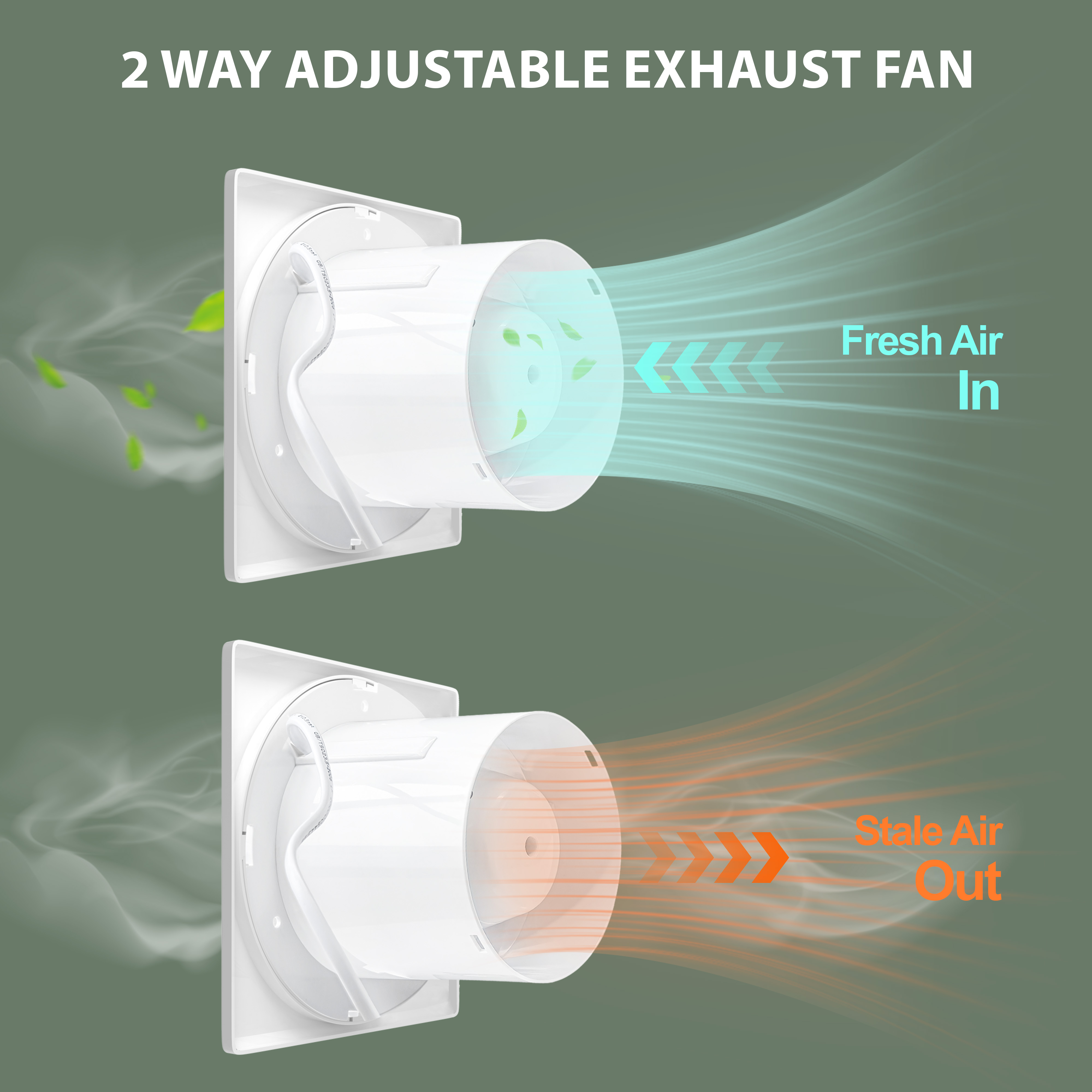 KCvents Reversible Ventilator  - Home Bathroom Fan avaliação e preço