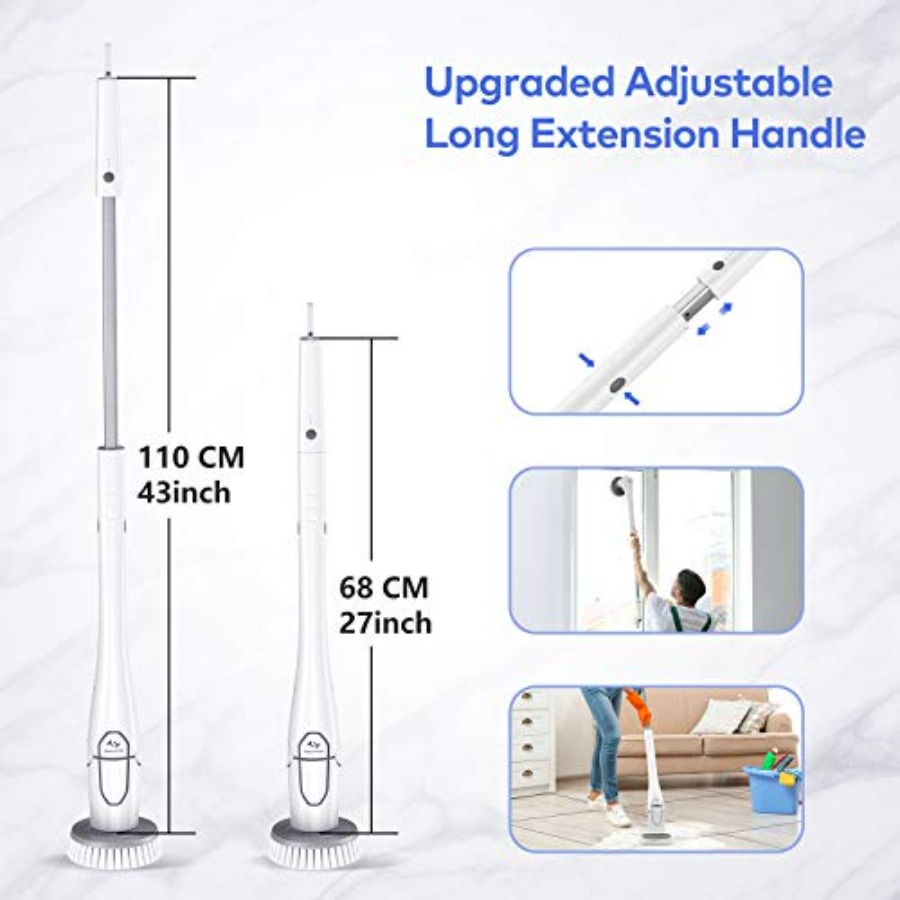 Cordless Electric Spin Scrubbe - Home Bathroom Cleaning avaliação e preço