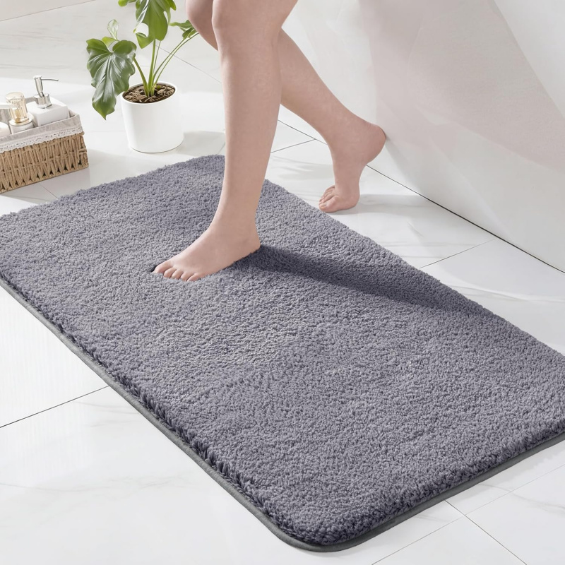 VIKAMA Multi Size Navy Blue Ba - Zara Home Bathroom Rug avaliação e preço