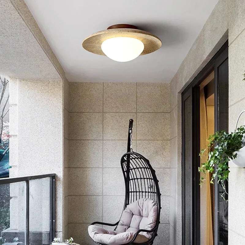 Natural Stone Ceiling Light Ja - Japan Bathroom.Home avaliação e preço