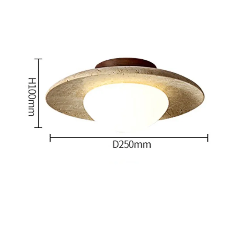 Natural Stone Ceiling Light Ja - Japan Bathroom.Home avaliação e preço