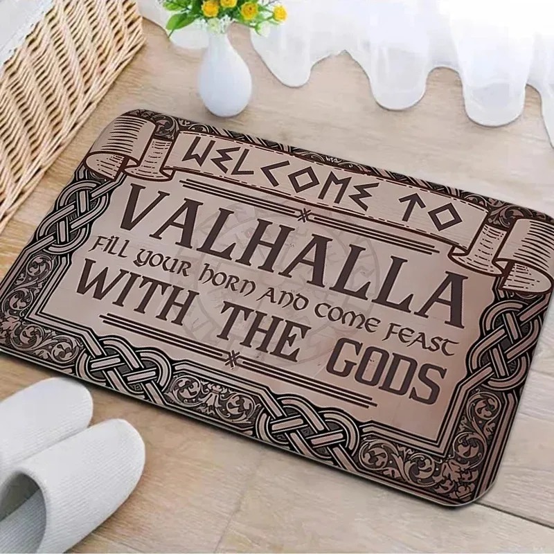 Retro Welcome Doormat Gothic E - Zara Home Bathroom Rug avaliação e preço