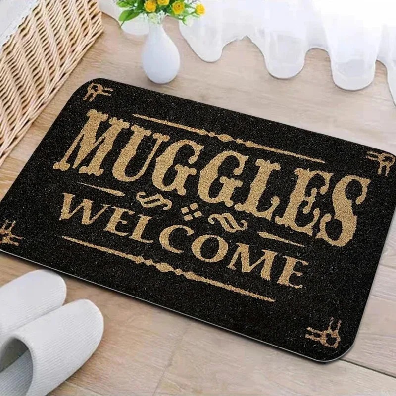 Retro Welcome Doormat Gothic E - Zara Home Bathroom Rug avaliação e preço