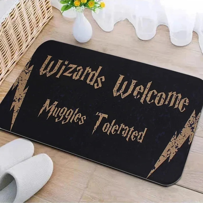 Retro Welcome Doormat Gothic E - Zara Home Bathroom Rug avaliação e preço