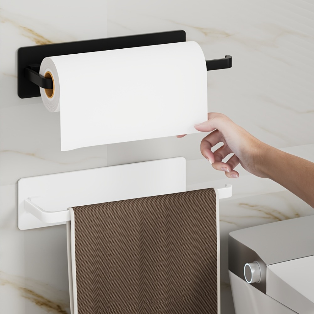 1pc Kitchen Towel Holder - Han - Home Bathroom Towel Dispenser avaliação e preço