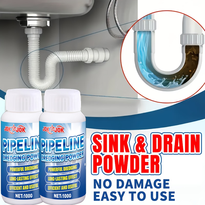 Powerful Drain Cleaner Powder, - Home Bathroom Cleaning avaliação e preço