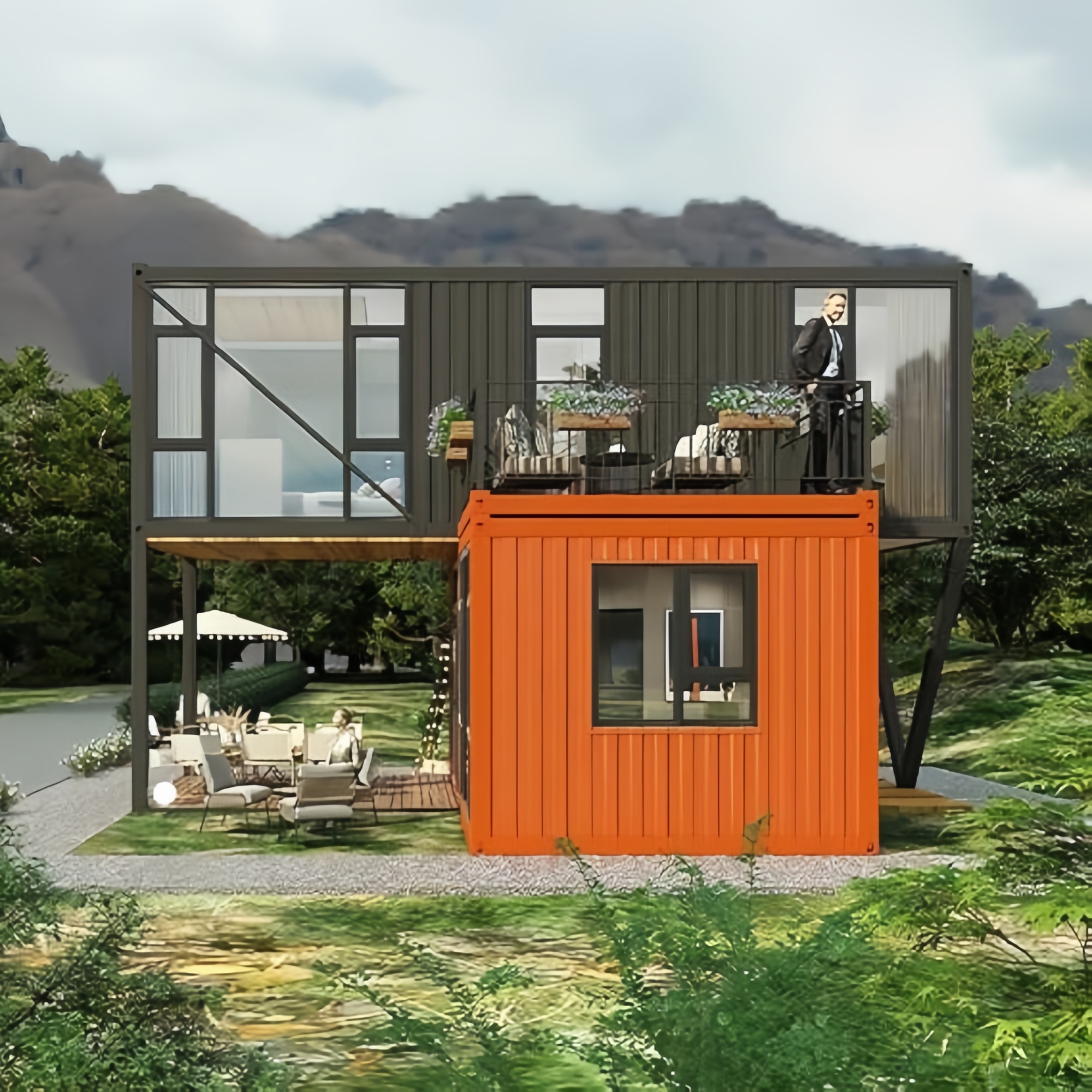 40FT Expandable Modular Prefab - Home Kitchen & Bathroom avaliação e preço