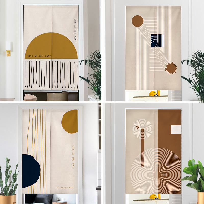 Wabi-sabi Style Door Curtain S - Home Bathroom Partition avaliação e preço