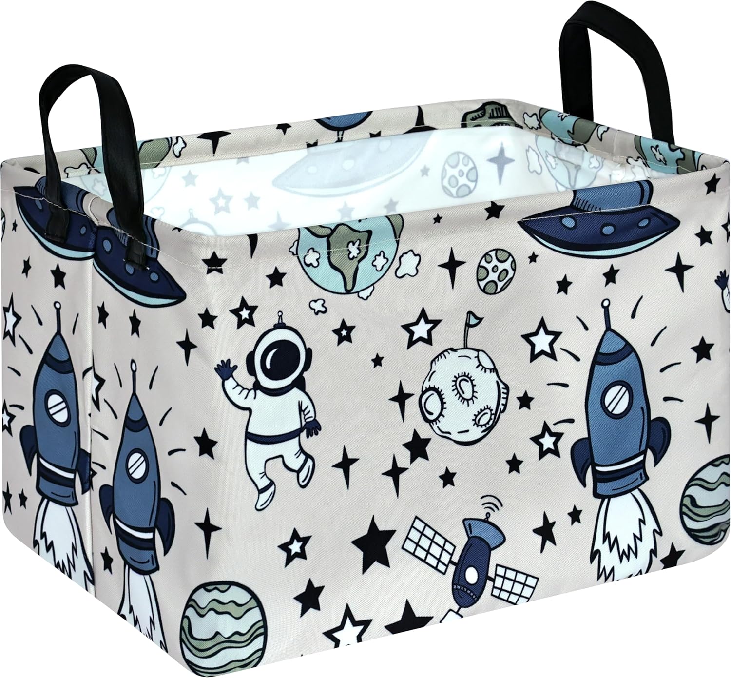 Spaceman Print Collapsible Sto - Home Kitchen & Bathroom avaliação e preço