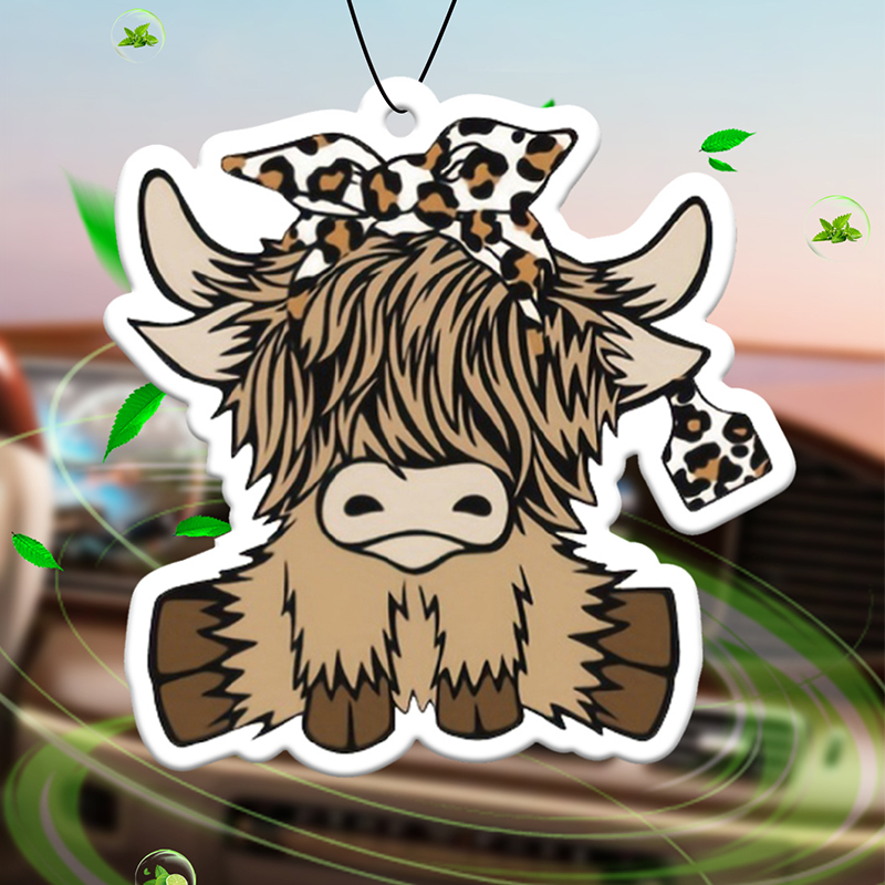 Cartoon Highland Cow Hilton (H - Home Bathroom Freshener avaliação e preço